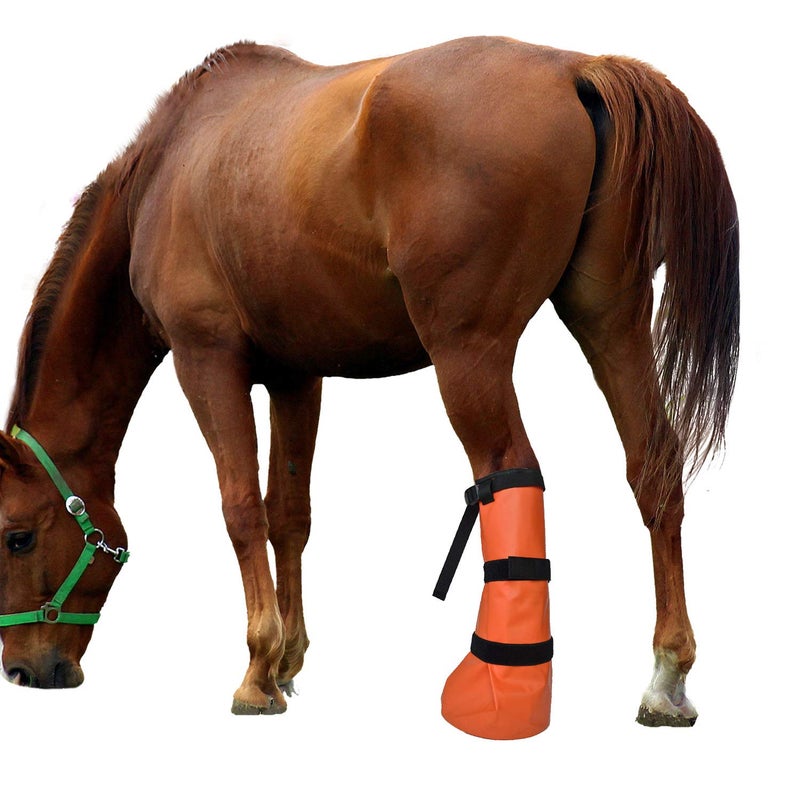 yeezo Hoof Soaking Bag Horse Soaking Boot Hooves Wrapped Easy Soaker Treating Bags with EVA Pad - Image 2